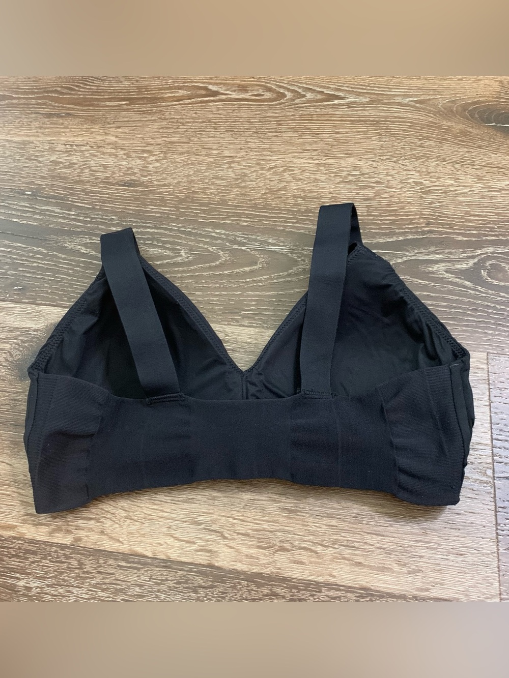Spanx womens black SPANXsmooth® Bra-llelujah!® Lightly Lined Bralette M - Picture 2 of 4